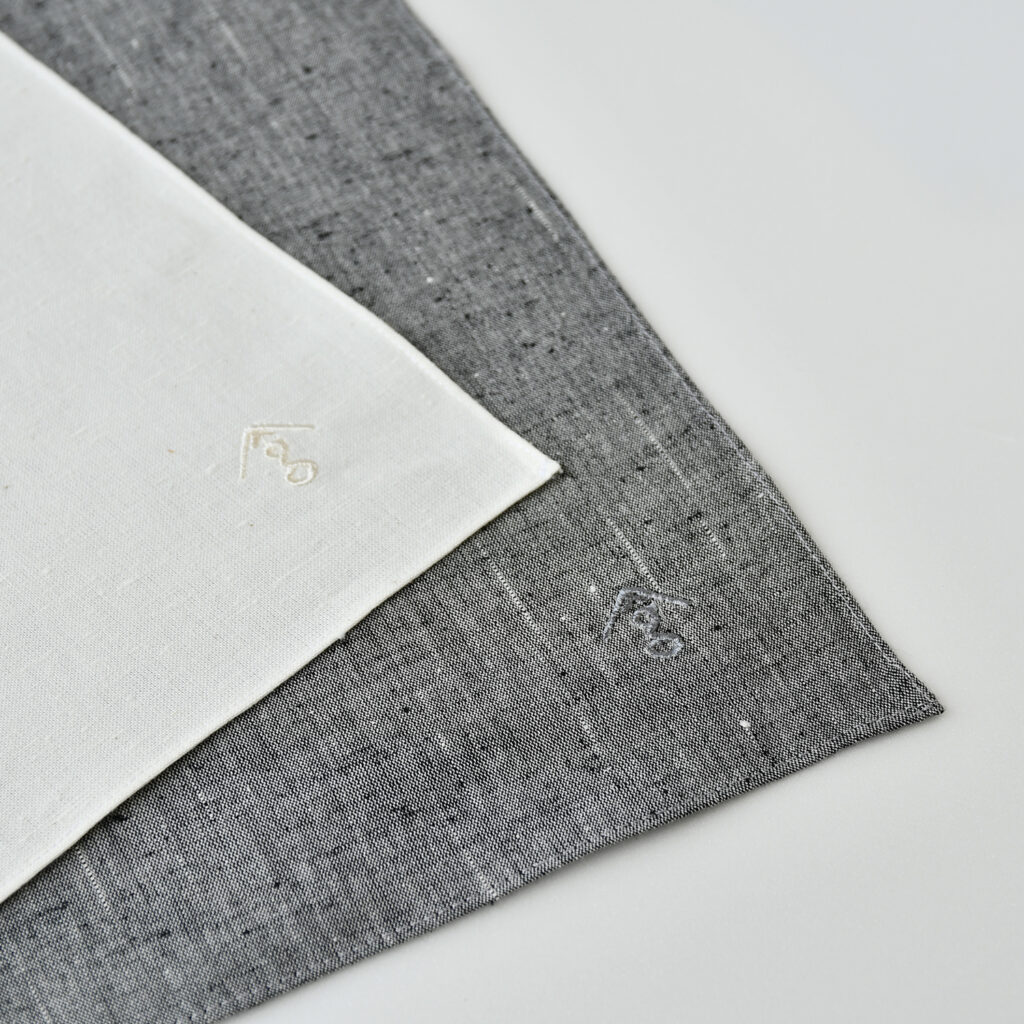 刺繍はんかち