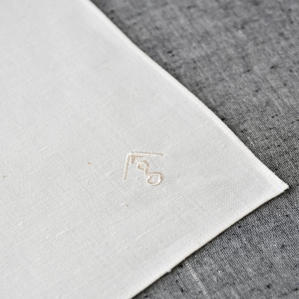 刺繍はんかち