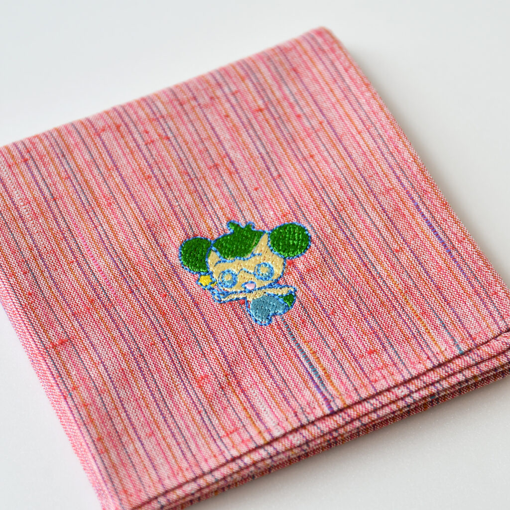 刺繍はんかち