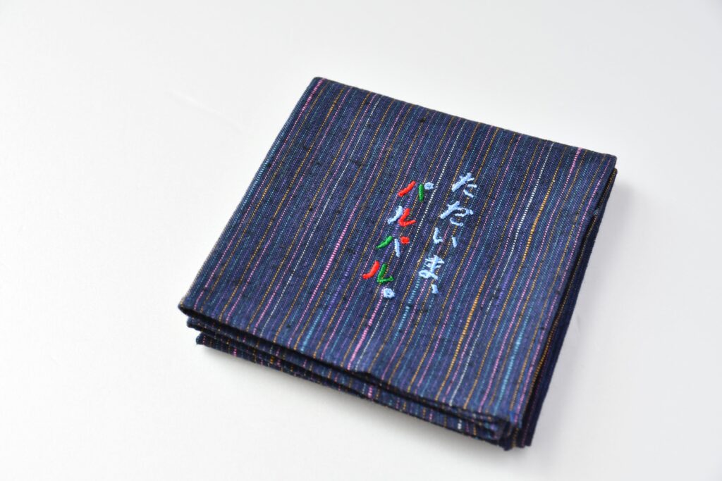 刺繍はんかち